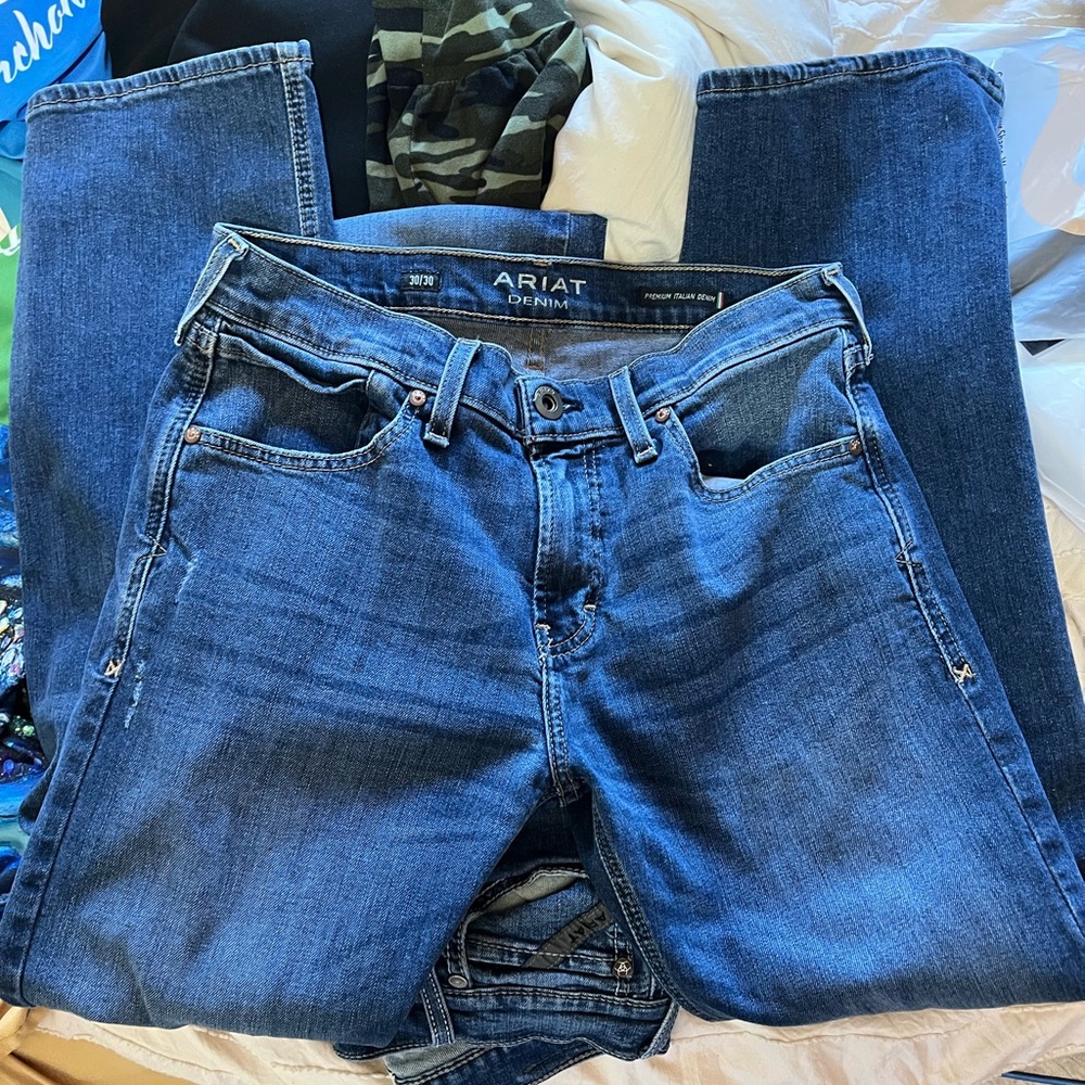Ariat Men's Straight Fit Denim Jeans